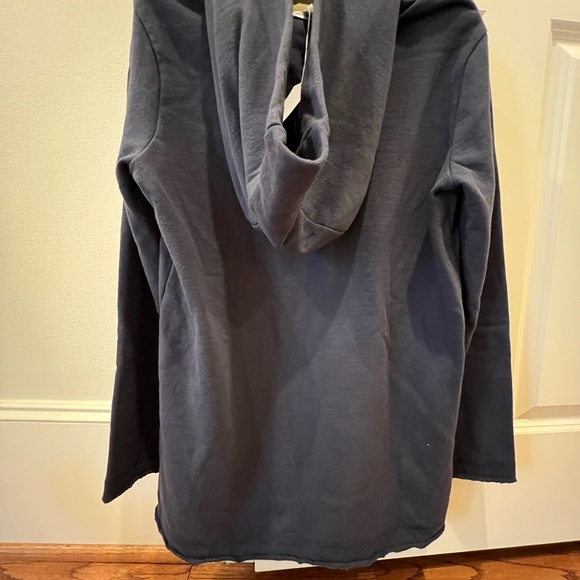 James Perse Hooded Tunic, Size 1, Titan/Blue - NWT - Picture 6 of 15
